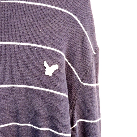American Eagle Mens Knit Top Thermal Cotton - Picture 2 of 5